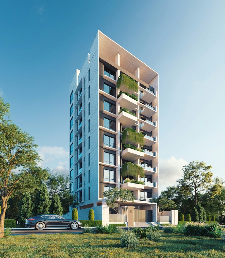Apartment building near Zirakpur Airport Road