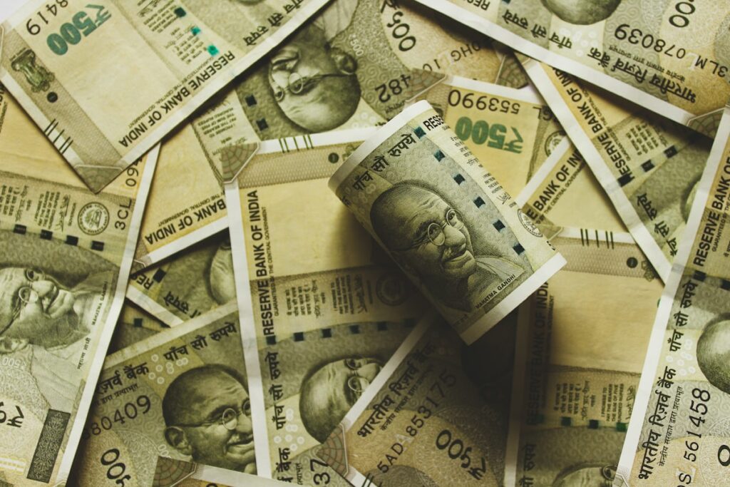 Indian rupee notes for GST on property in Punjab