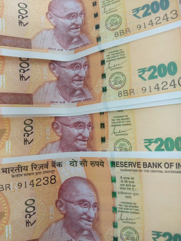 Indian rupee notes for TDS on property purchase