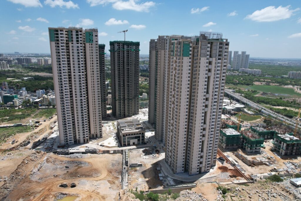 Residential towers in Mohali, where property portal leads drive most builder enquiries