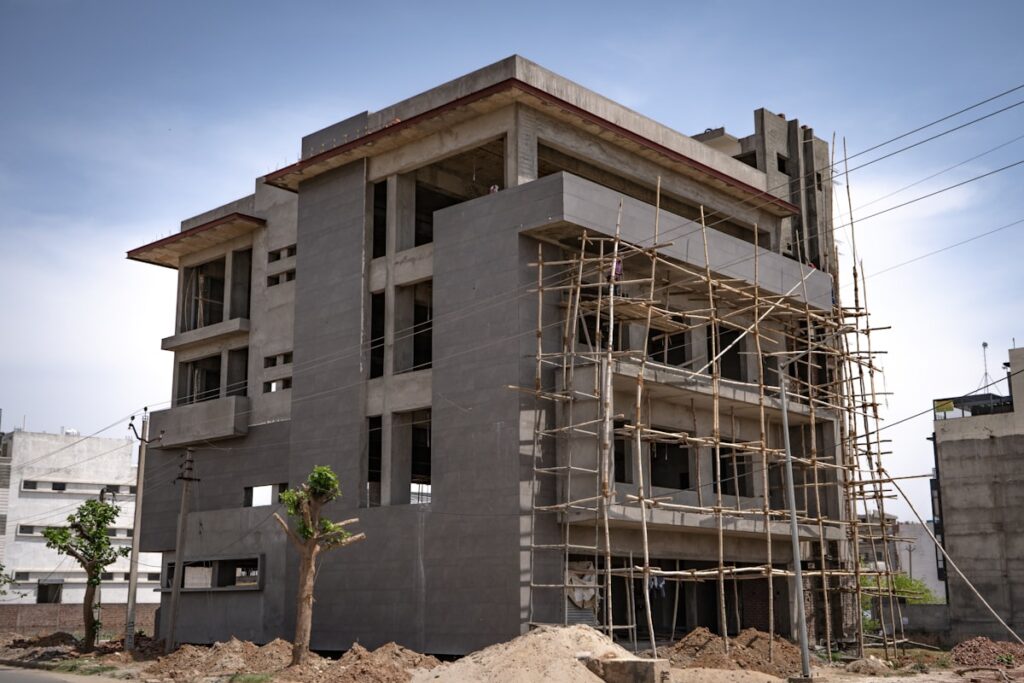 Residential building photographed on site, the proof a property page needs