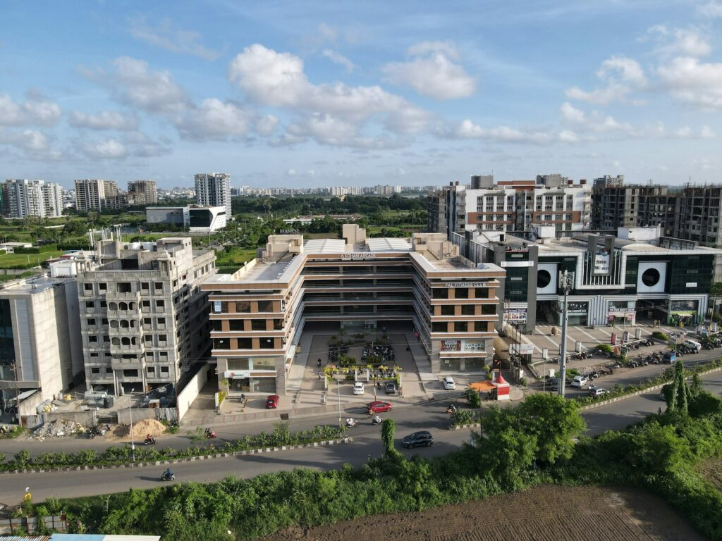 Residential building in India, illustrating the projects real estate leads are generated for