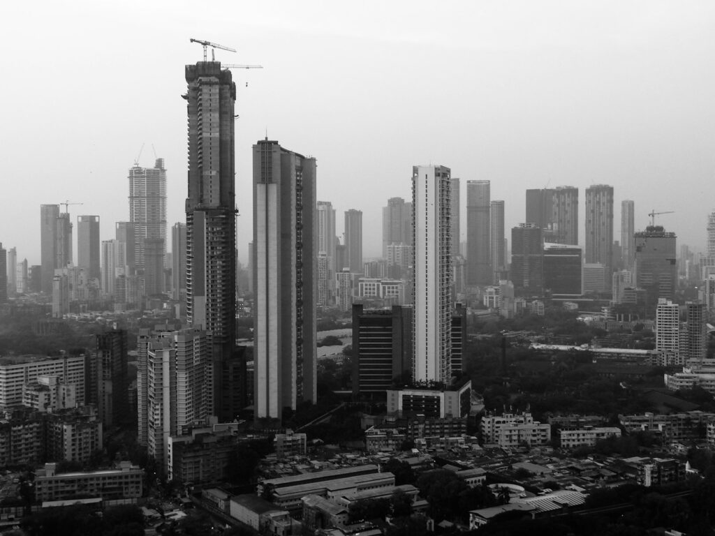 High-rise residential towers in India, illustrating real estate digital marketing cost