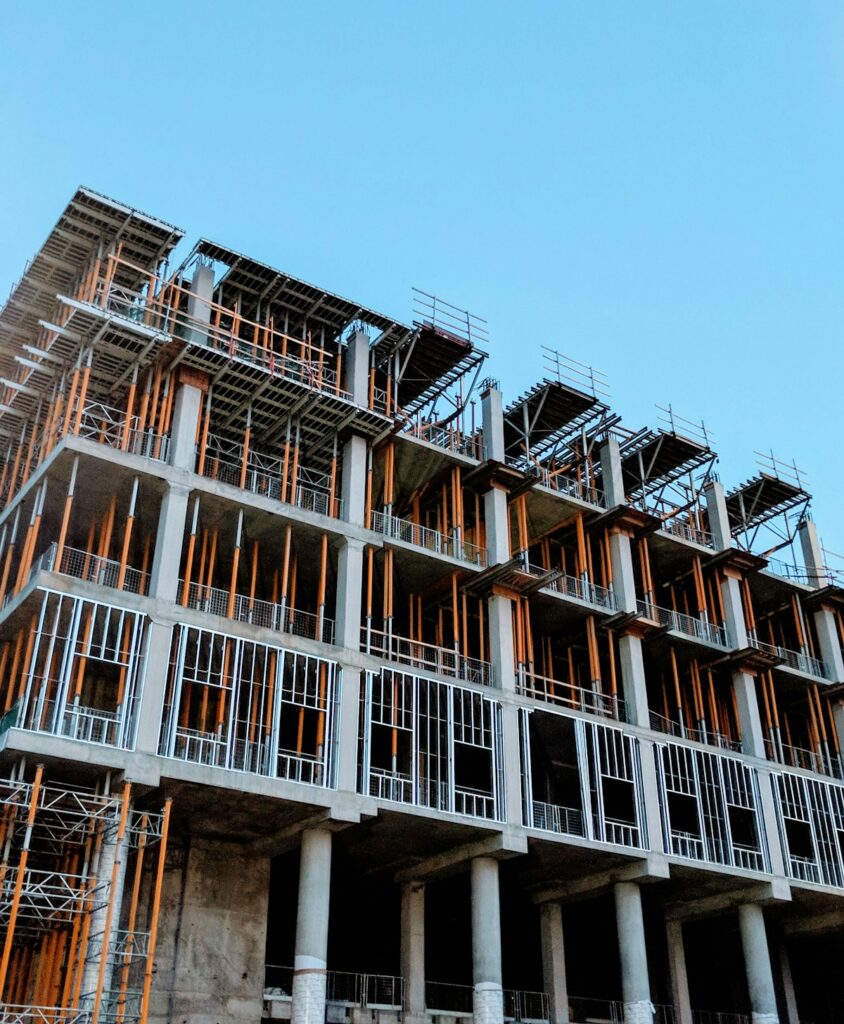 Completed apartment building ready for a compliant project launch