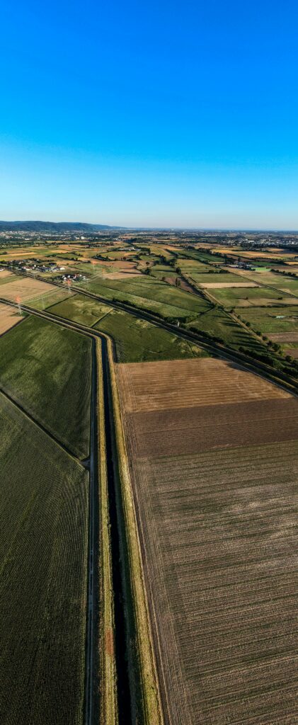 Agricultural fields held in killa and kanal across rural Punjab