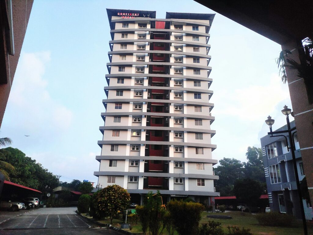 Apartment building advertised on OLX by a local property dealer